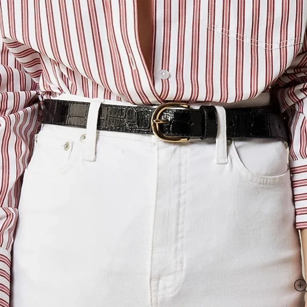 J crew High-rise denim trouser jean